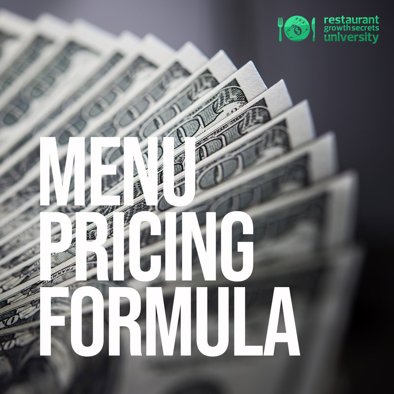 Menu Pricing Formula