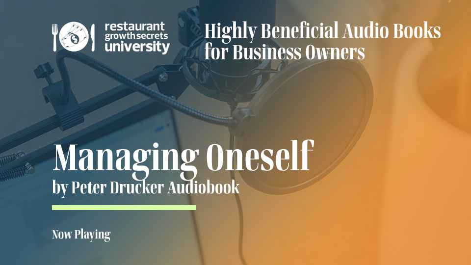 Managing Oneself by Peter Drucker Audiobook